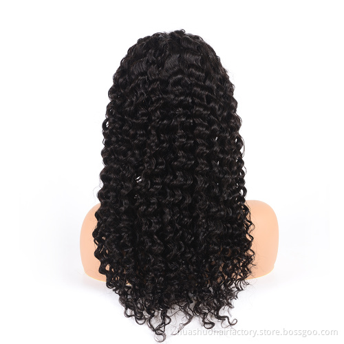 Frontale Perruque Invisible Hairline 180 Density 28 30 32 Inch Brazilian Deep Wave 360 Frontal Wig